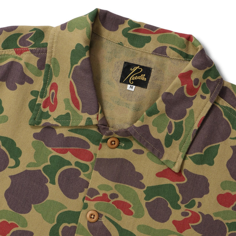 MILITARY SHIRT JACKET - CAMO TWILL｜NEEDLES｜OUTER（アウター