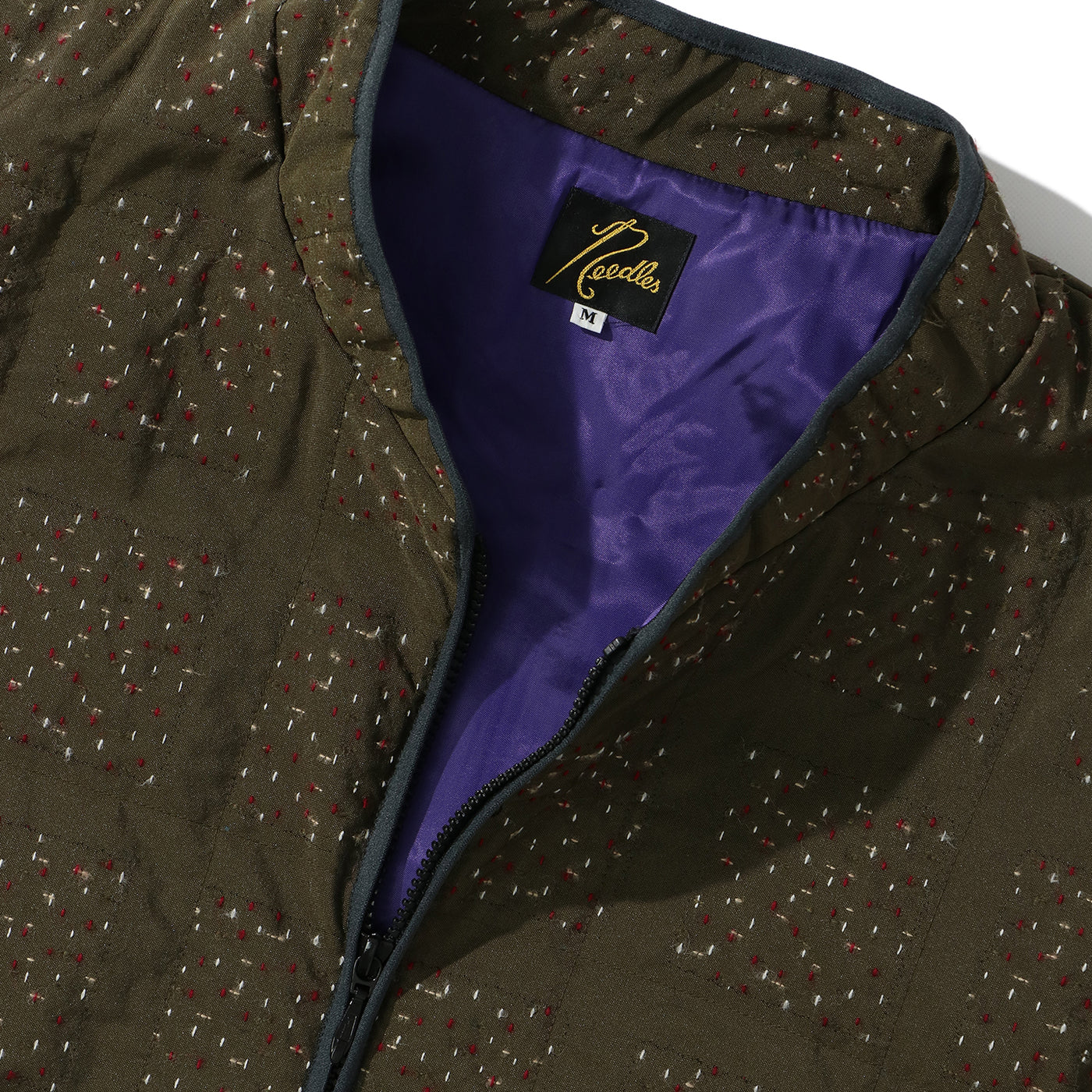 NEEDLES(ニードルズ)｜Piping Quilt Jacket - PE/W Square