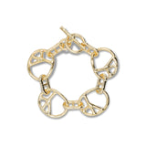 NEEDLES(ニードルズ)｜Peace Bracelet - Gold Plate(ピースブレスレットゴールドプレート)｜【公式通販 UNION TOKYO】｜ユニオントーキョー