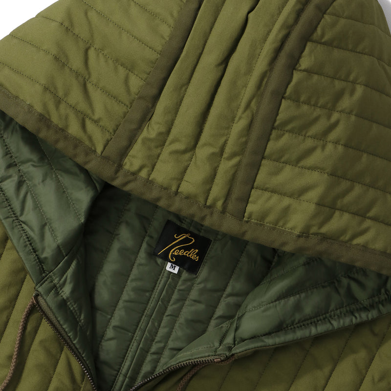 NEEDLES（ニードルス）/ OUTER（アウター）/ Taped Quilted Hoody - Cotton Poplin商品 / Olive