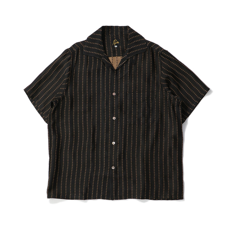 S/S ITALIAN COLLAR SHIRT - JACQUARD CLOTH｜NEEDLES｜TOPS（トップス