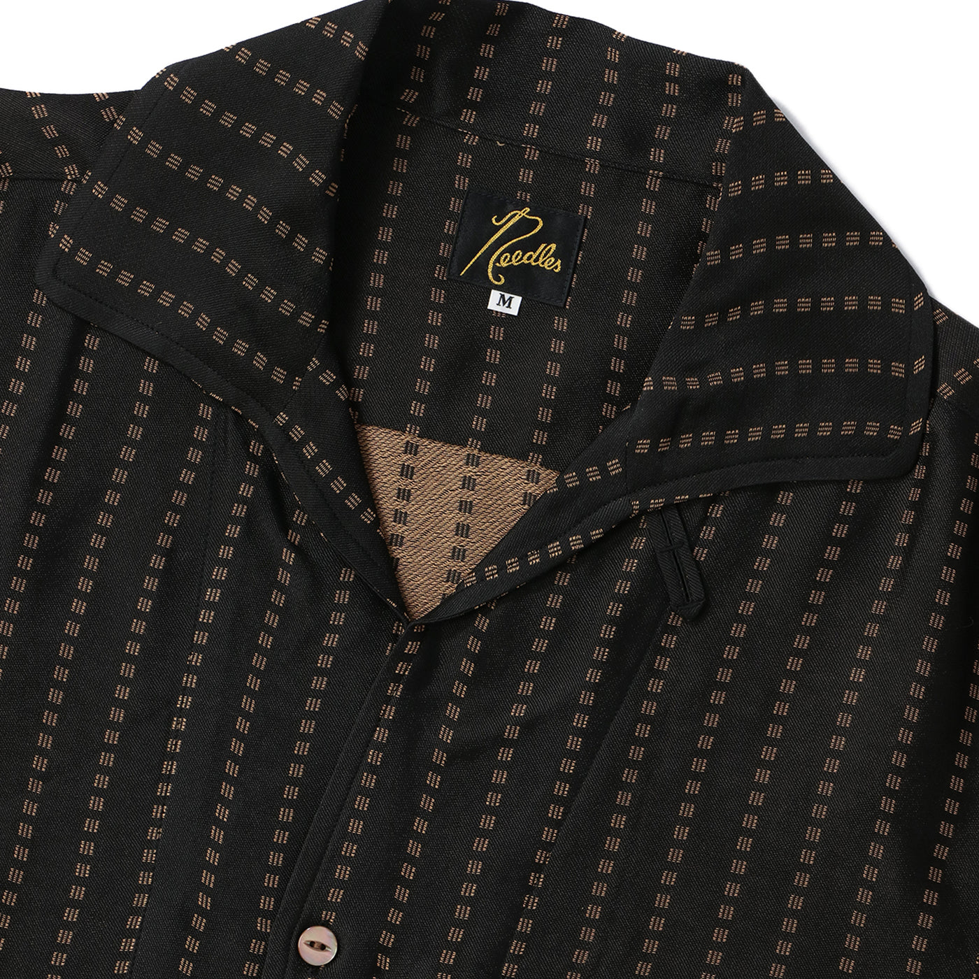 S/S ITALIAN COLLAR SHIRT - JACQUARD CLOTH｜NEEDLES｜TOPS（トップス