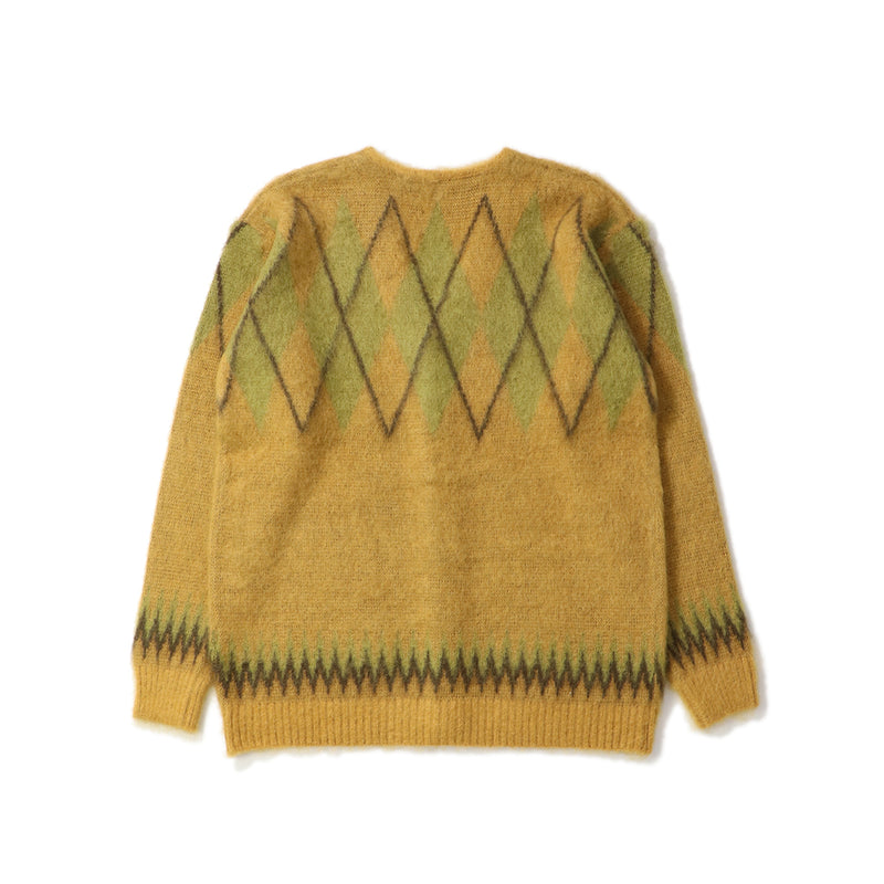NEEDLES（ニードルス）/ TOPS（トップス）/ Mohair Cardigan - Argyle商品 / Mustard