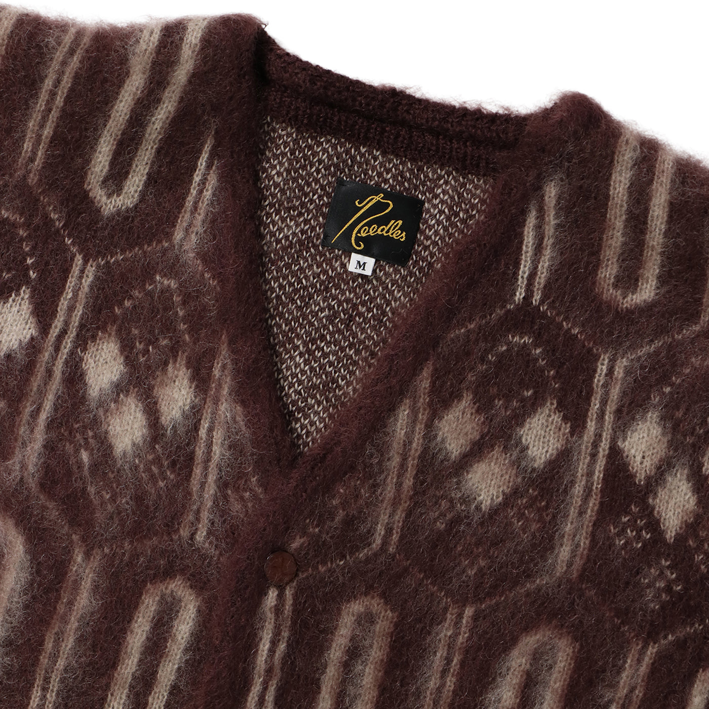 MOHAIR CARDIGAN - GEOMETRIC｜NEEDLES｜TOPS（トップス）｜【公式通販