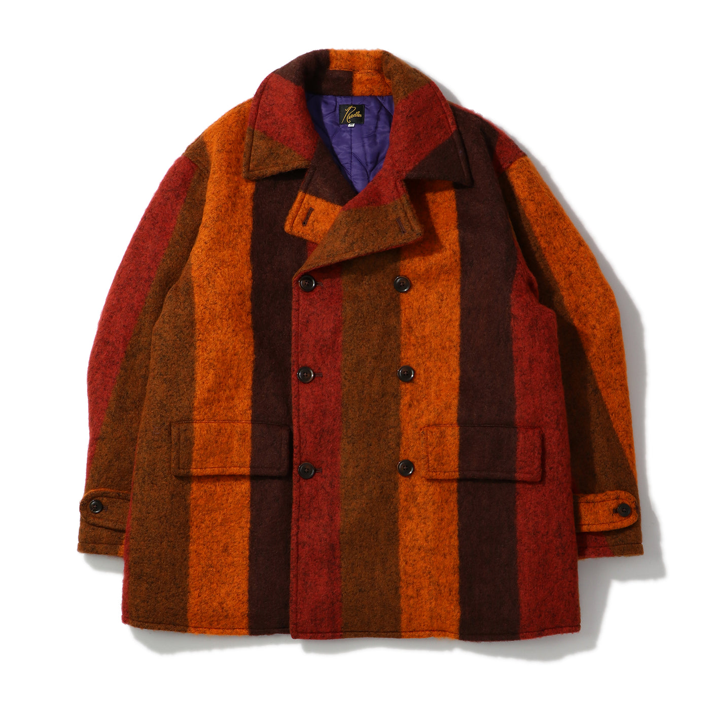 NEEDLES(ニードルズ)｜Pea Coat - Shaggy Multi Stripe