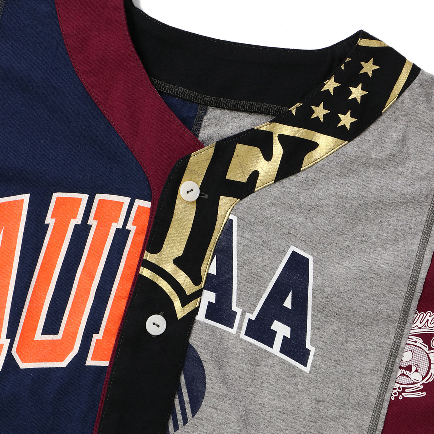 NEEDLES(ニードルズ)｜4 Cut Wide Baseball Tee - College(4