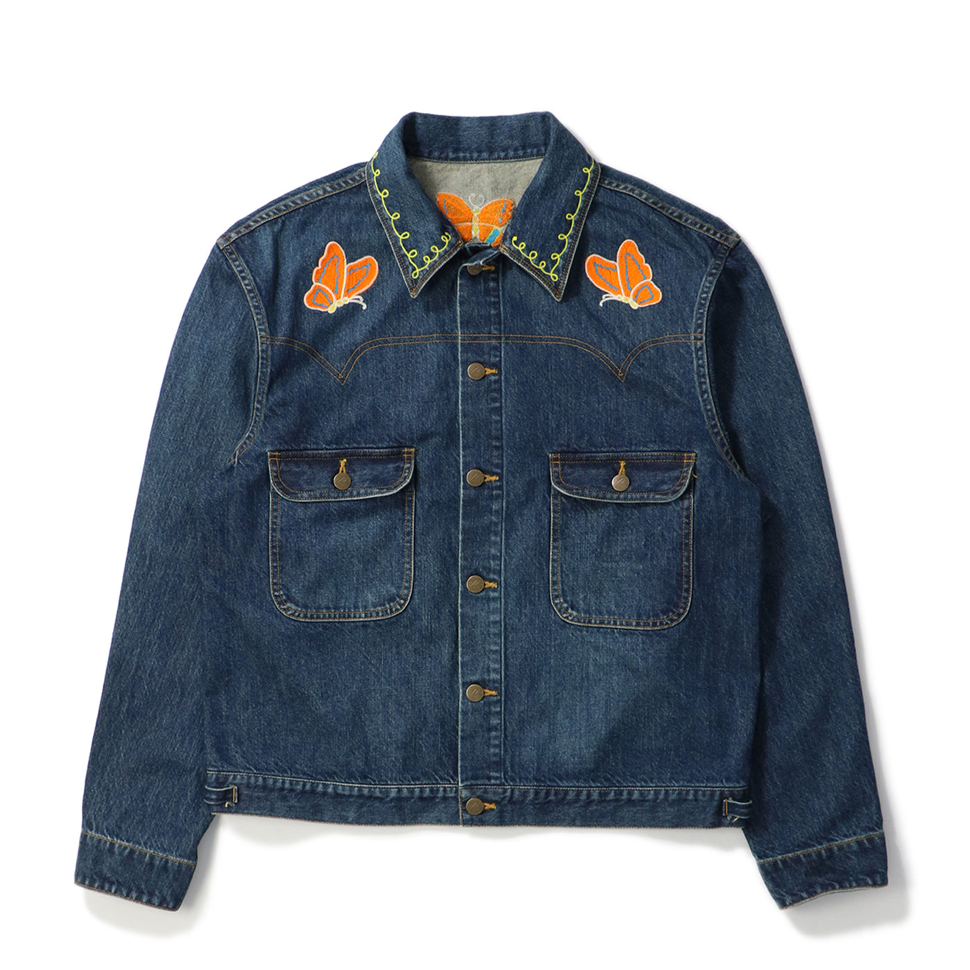 PAPILLON EMB. JEAN JACKET - 12OZ DENIM｜NEEDLES｜OUTER（アウター