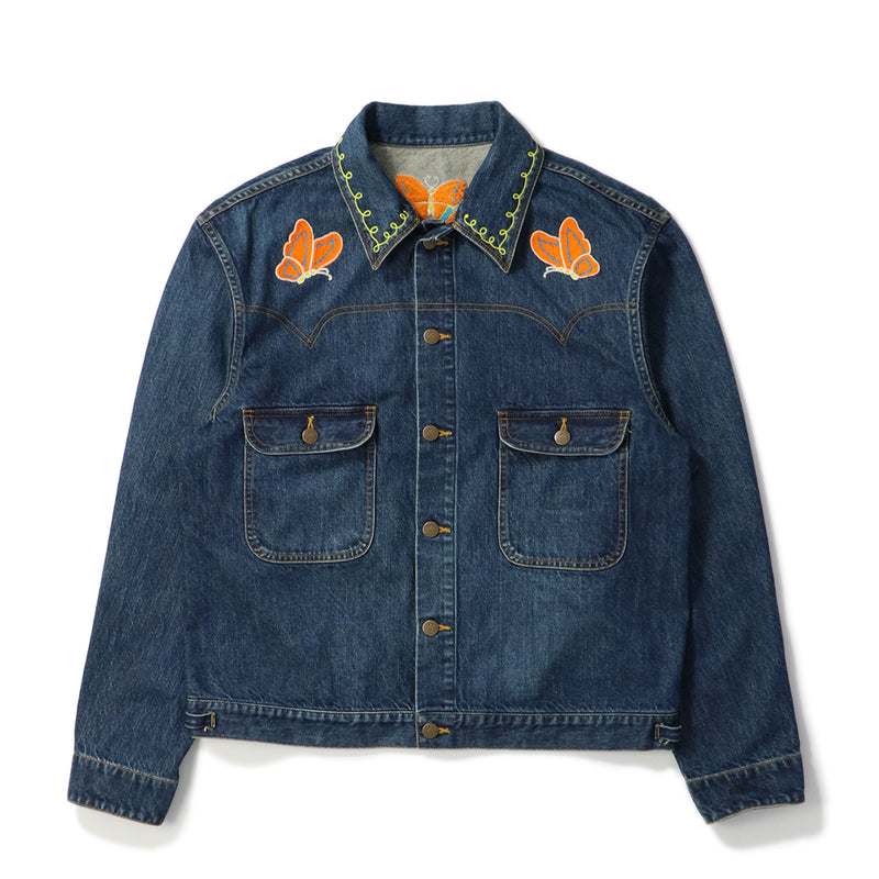 PAPILLON EMB. JEAN JACKET - 12OZ DENIM｜NEEDLES｜OUTER（アウター