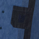 NEEDLES(ニードルズ)｜NEEDLES x UNION 5Panel SHIRT(ニードルスユニオン5パネルシャツ)｜【公式通販 UNION TOKYO】｜ユニオントーキョー