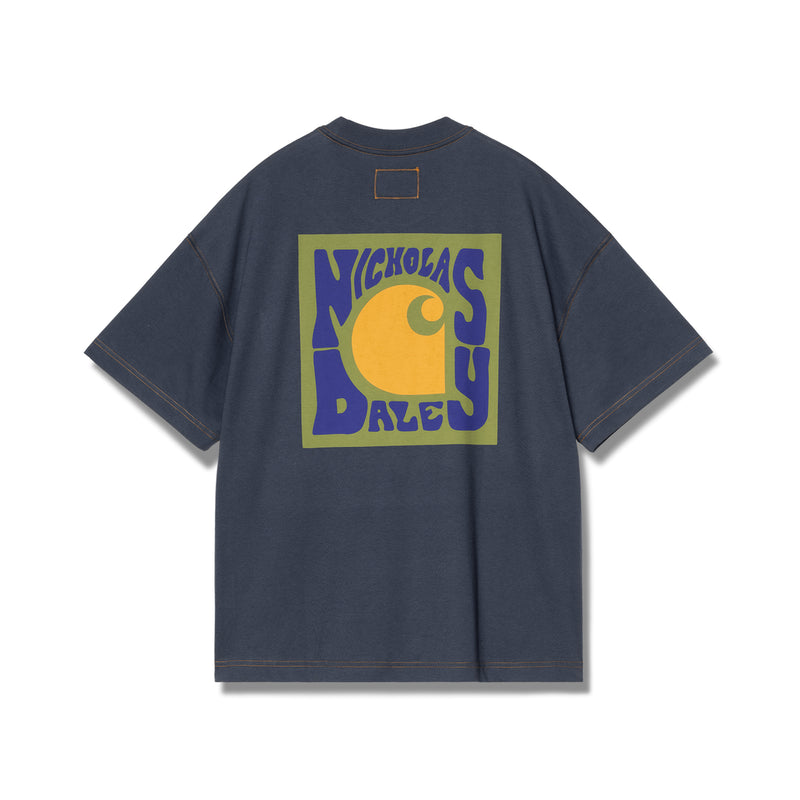 NICHOLAS DALEY（ニコラスデイリー）/ TOPS（トップス）/ Nicholas Daley Logo T-Shirt商品 / ND Black Iris
