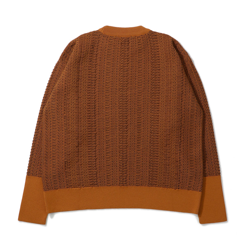 NICHOLAS DALEY(ニコラスデイリー)｜WAVE KNITTED CREW NECK(ウェーブニッテッドクルーネック)｜【公式通販 UNION TOKYO】｜ユニオントーキョー