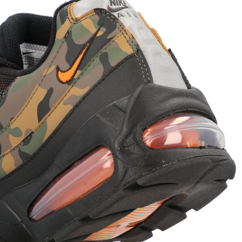 NIKE（ナイキ）/ SHOES（シューズ）/ NIKE AIR MAX 95 QS商品 / BLACK/SAFETY ORANGE-METALLIC SILVER