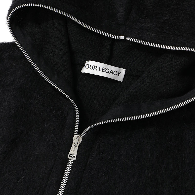 OUR LEGACY（アワーレガシー）/ TOPS（トップス）/ FULL ZIP HOOD商品 / Black Hairy Wool