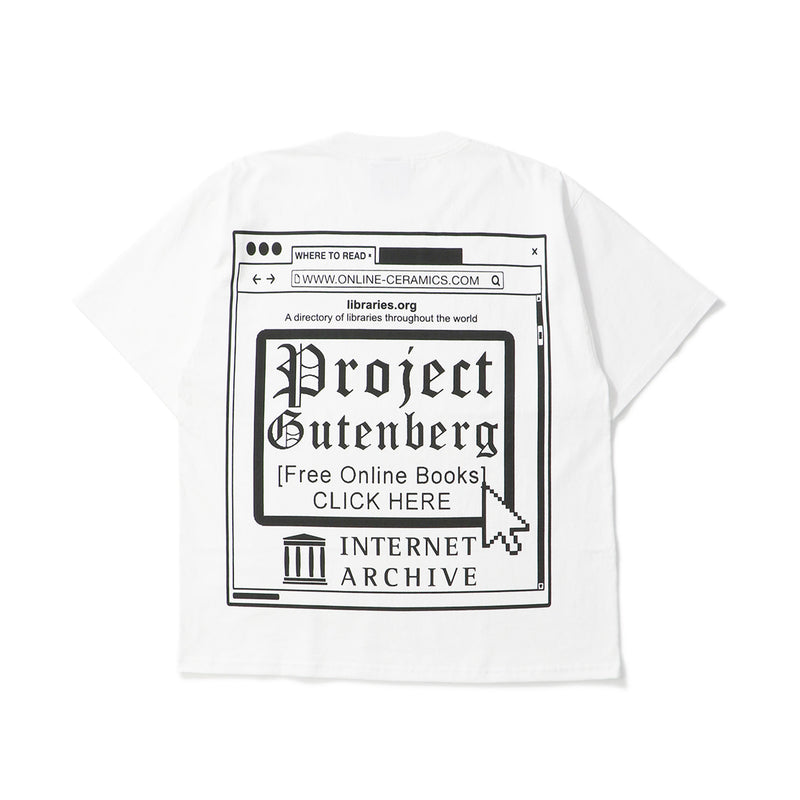 ONLINE CERAMICS（オンラインセラミックス）/ TOPS（トップス）/ I Read Dead People White SS Tee商品 / White