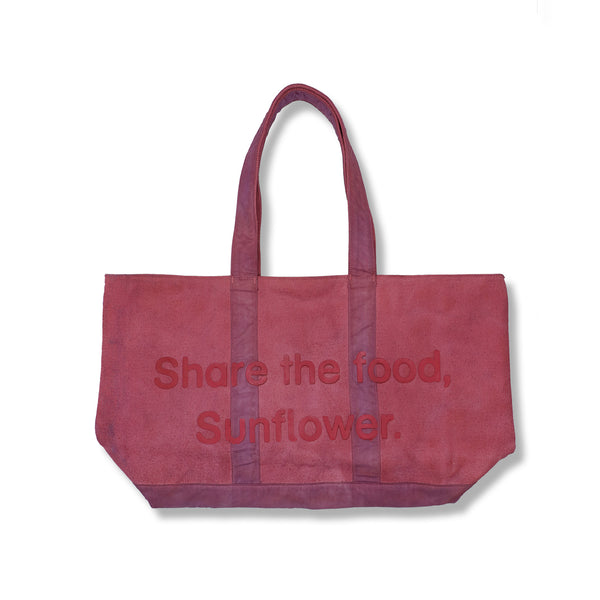 ONLINE CERAMICS(オンラインセラミックス)｜Share the Food, Sunflower Burgundy Custom Tote(シェアザフードサンフラワーバーガンディカスタムトート)｜【公式通販 UNION TOKYO】｜ユニオントーキョー