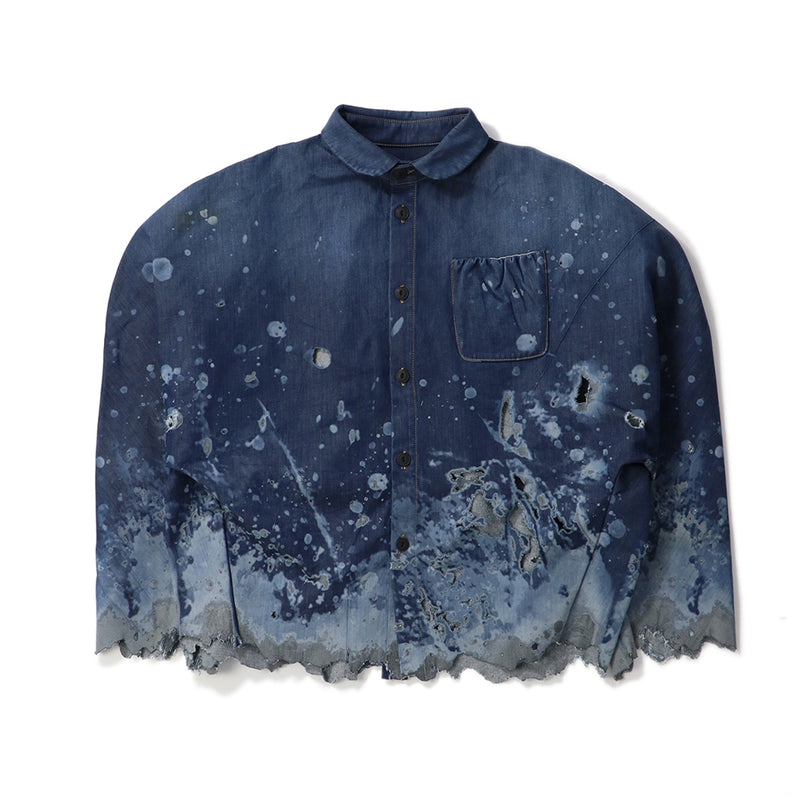 RRR123（トリプルアール）/ TOPS（トップス）/ META-BRAXAS SHIRT商品 / DARK BLUE