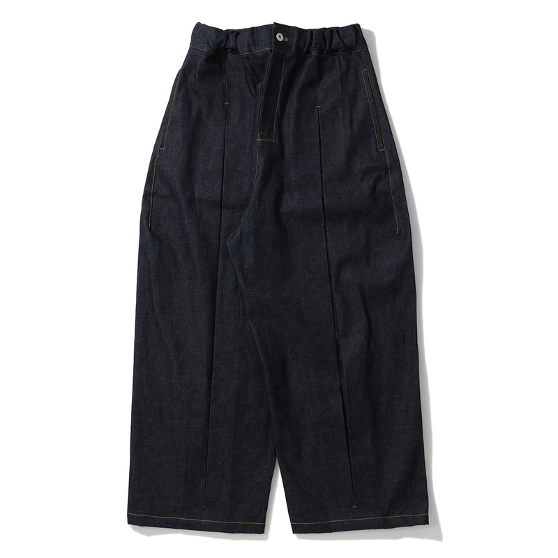 sage NATION(セイジネーション)｜BOX PLEAT TROUSER DENIM(ボックス 