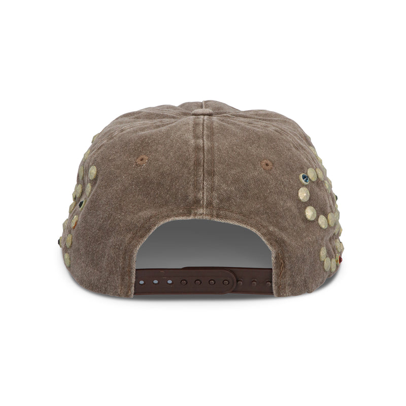 STUDDED WRAP AROUND HAT｜SATOSHI NAKAMOTO｜ACCESSORIES