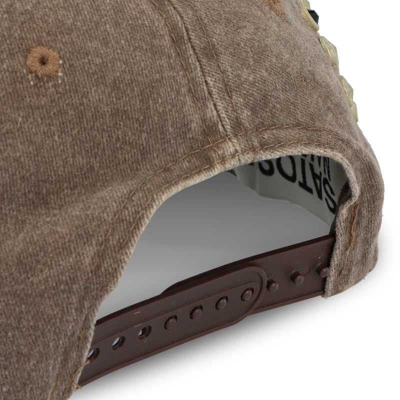 STUDDED WRAP AROUND HAT｜SATOSHI NAKAMOTO｜ACCESSORIES