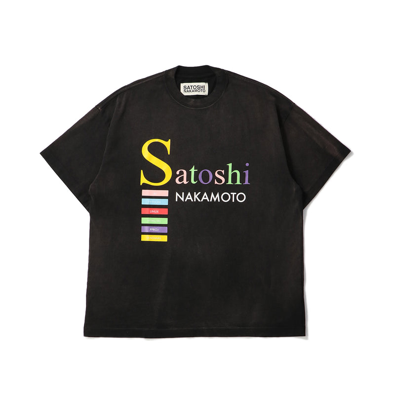 SATOSHI NAKAMOTO（サトシ ナカモト）/ TOPS（トップス）/ Best Code Tee商品 / Washed Black
