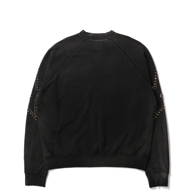 SATOSHI NAKAMOTO（サトシ ナカモト）/ TOPS（トップス）/ Star Studded Crewneck商品 / Black