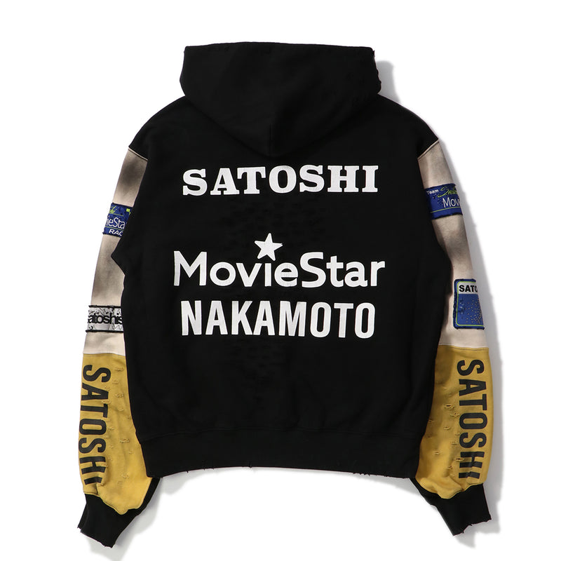 SATOSHI NAKAMOTO（サトシ ナカモト）/ TOPS（トップス）/ Movie Star Hoodie商品 / Black