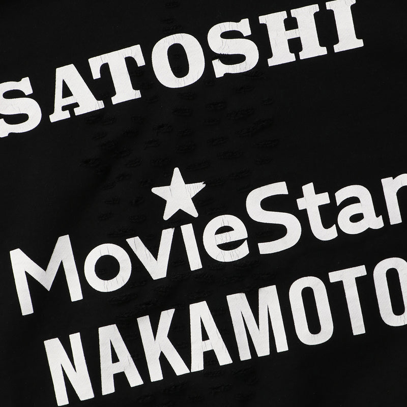 SATOSHI NAKAMOTO（サトシ ナカモト）/ TOPS（トップス）/ Movie Star Hoodie商品 / Black