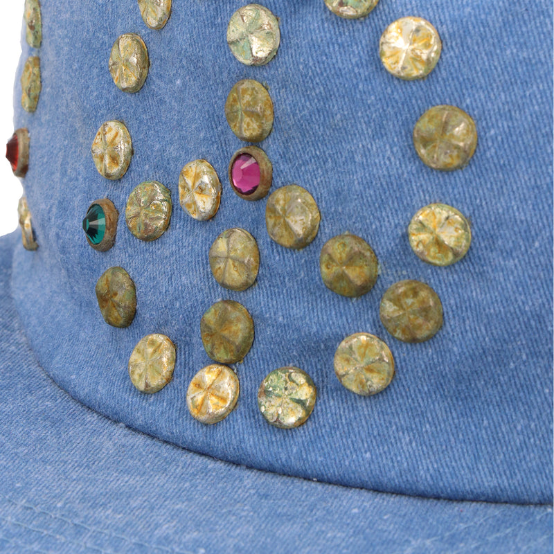 SATOSHI NAKAMOTO（サトシ ナカモト）/ ACCESSORIES（アクセサリー）/ Studded Wrap Around Hat商品 / Blue