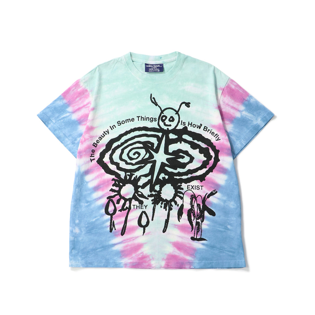ONLINE CERAMICS タイダイ Tシャツ 地球柄 L THE BEAUTY IN SOME THINGS V-DYE｜ONLINE CERAMICS｜TOPS（トップス