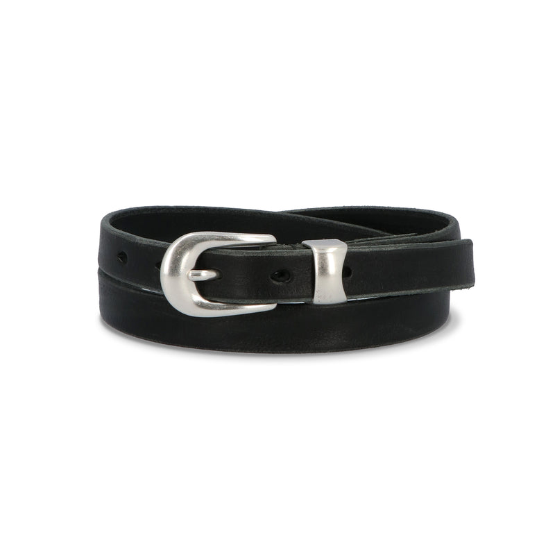 OUR LEGACY ブラック ベルト L100 OUR LEGACY(アワーレガシー) 【2CM BELT】レザーベルト ブラック