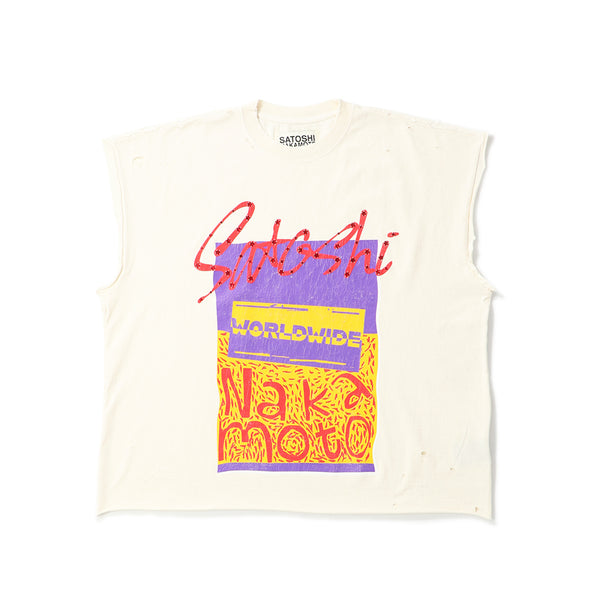 WORLDWIDE CUT OFF TEE｜SATOSHI NAKAMOTO｜TOPS（トップス）｜【公式