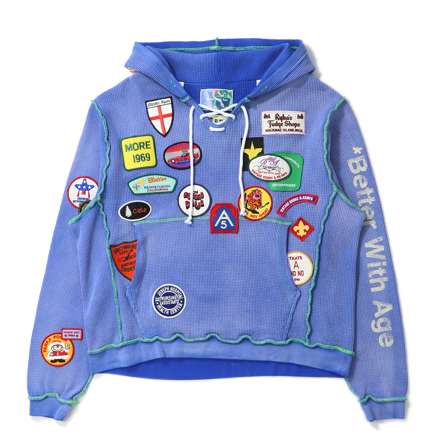 GENTLEMENS WAFFLE HOODIE｜*BETTER WITH AGE｜TOPS（トップス