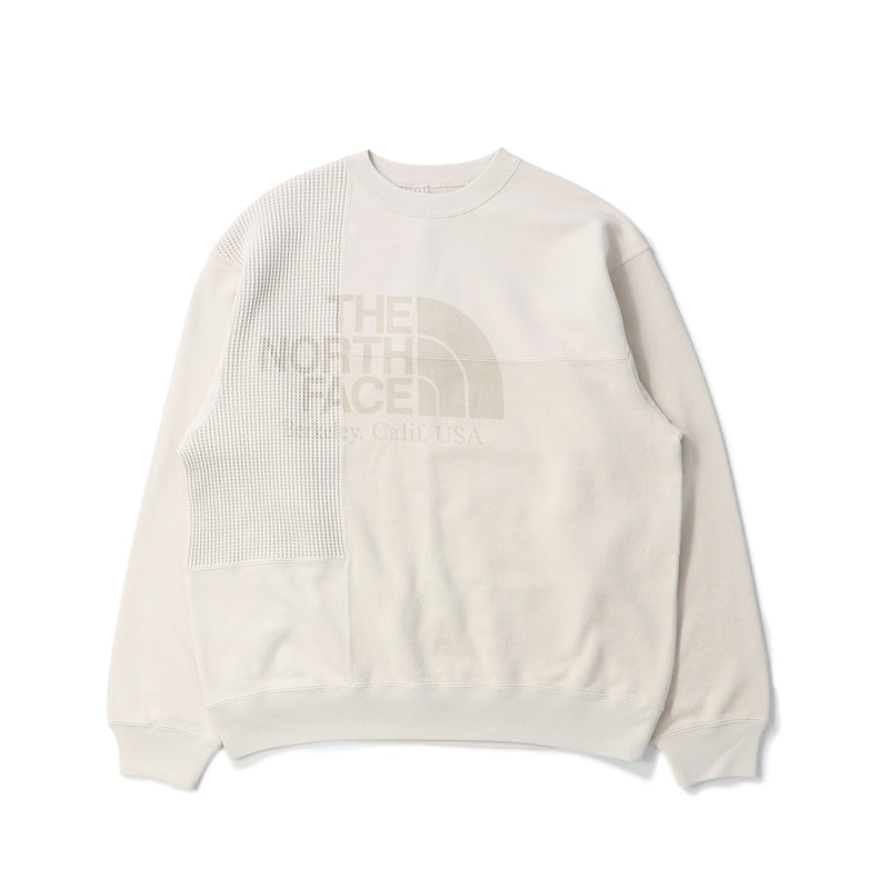 ま*の様 NORTH FACE ‘26フィールドパッチワークドクルーネックスウェ FIELD PATCHWORKED CREWNECK SWEATSHIRT｜THE NORTH FACE PURPLE LABEL