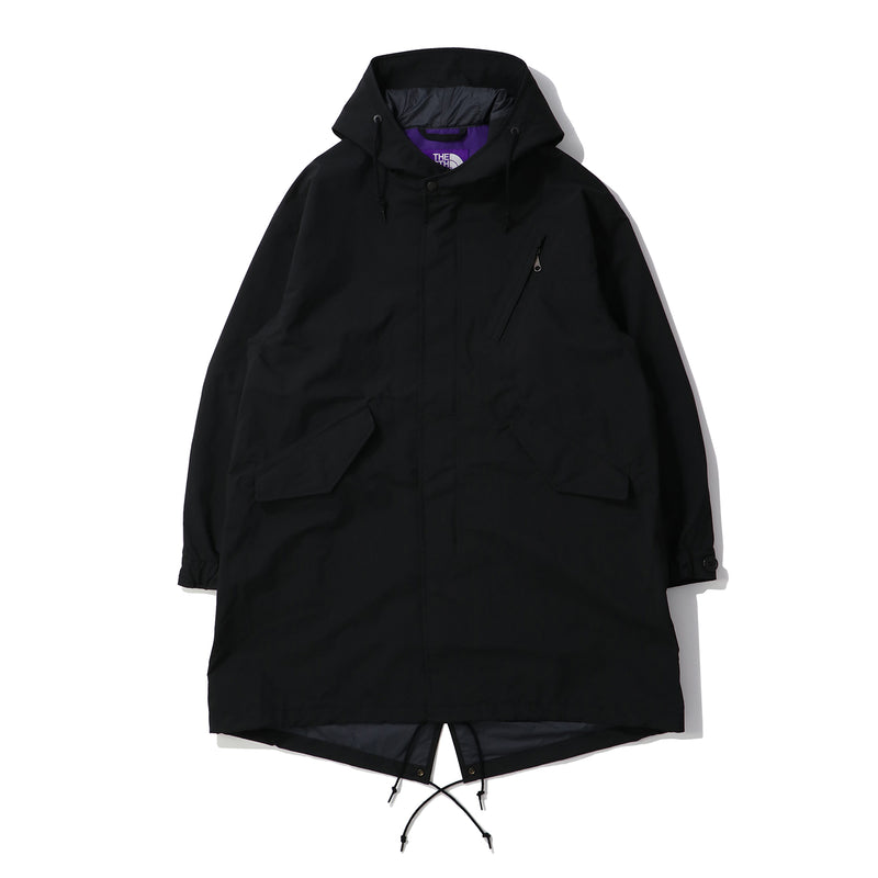 THE NORTH FACE パープルレーベル ブラック コート　ゴアテックス GORE-TEX FIELD HOODED COAT｜THE NORTH FACE PURPLE LABEL｜OUTER