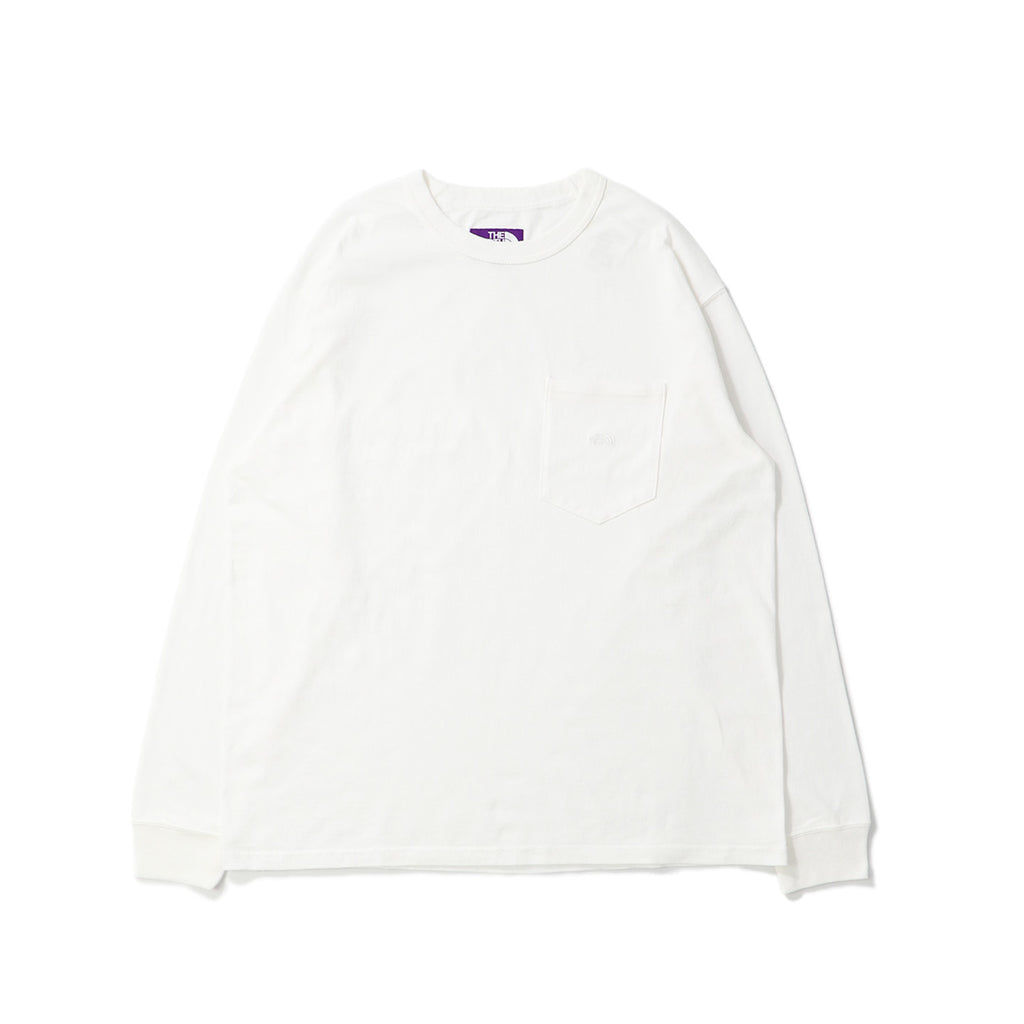 8OZ FIELD LONG SLEEVE POCKET TEE｜THE NORTH FACE PURPLE LABEL