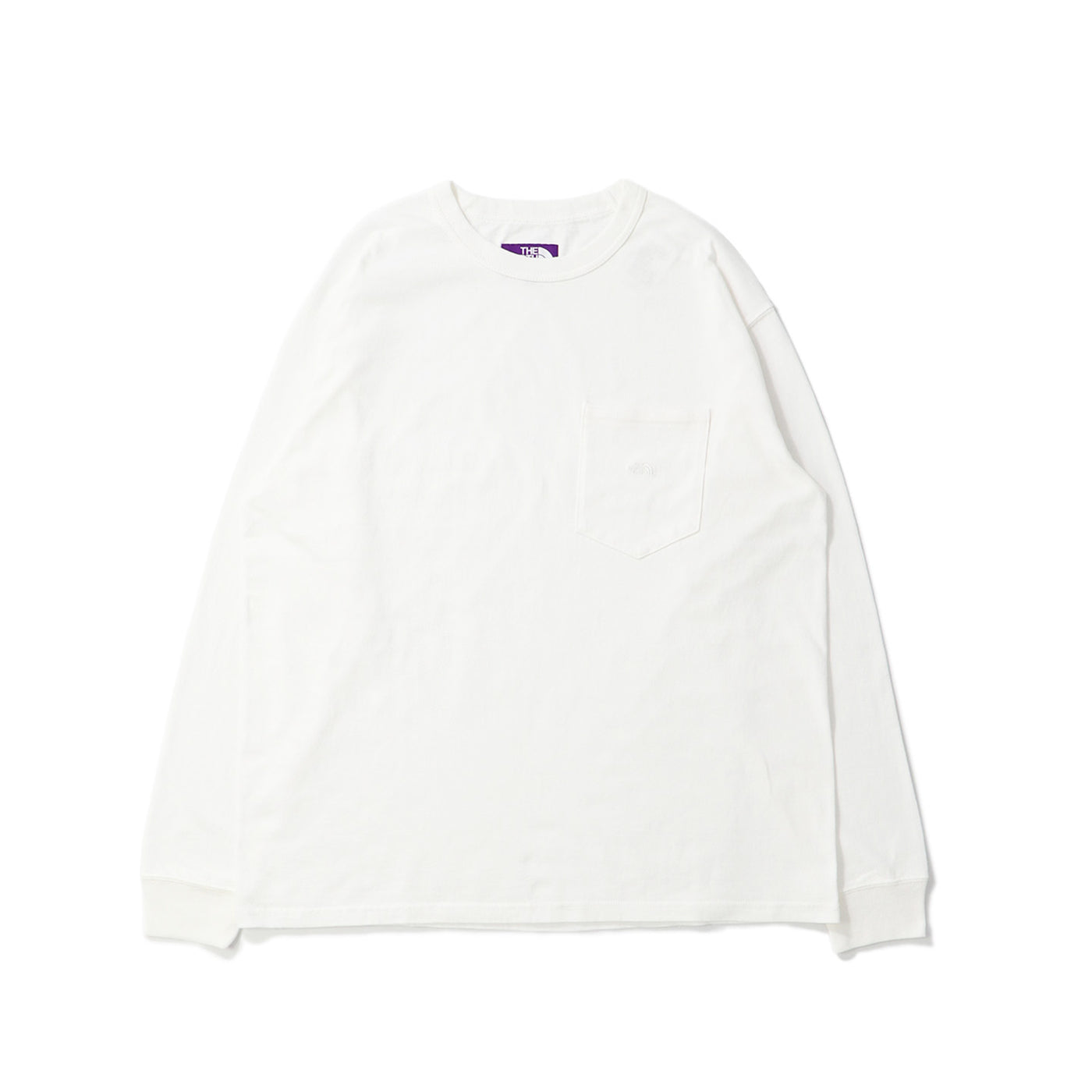 offWhite 42サイズ新品 8OZ FIELD LONG SLEEVE POCKET TEE｜THE NORTH FACE PURPLE LABEL
