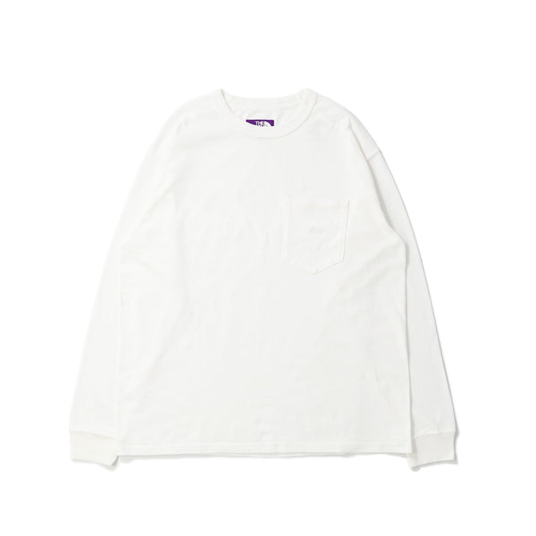 8OZ FIELD LONG SLEEVE POCKET TEE｜THE NORTH FACE PURPLE LABEL