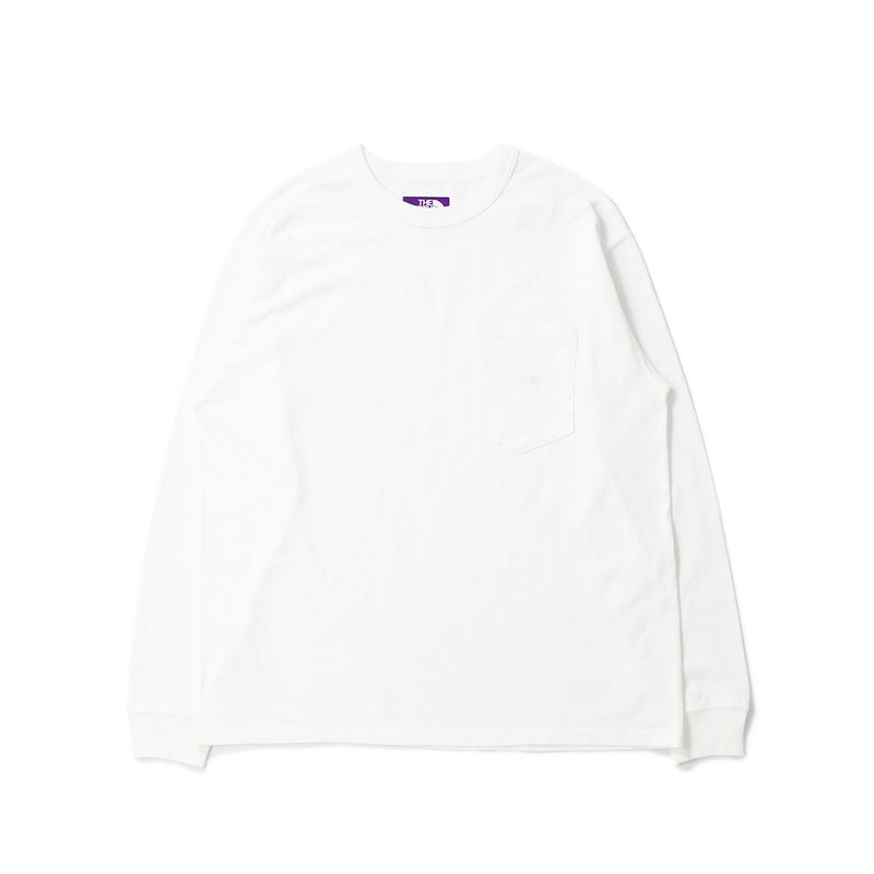 8OZ FIELD LONG SLEEVE POCKET TEE｜THE NORTH FACE PURPLE LABEL