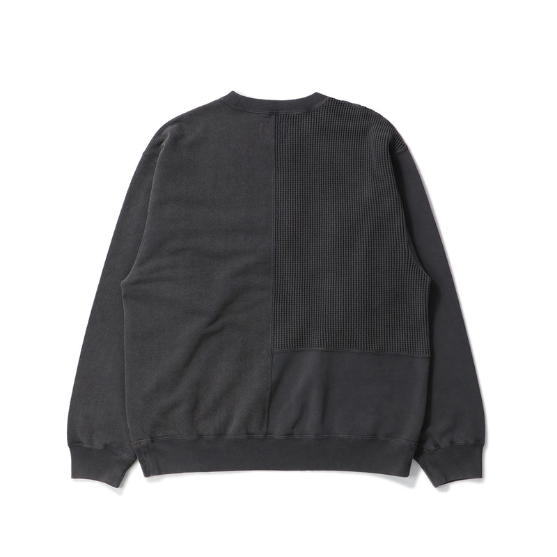 FIELD PATCHWORKED CREWNECK SWEATSHIRT｜THE NORTH FACE PURPLE LABEL