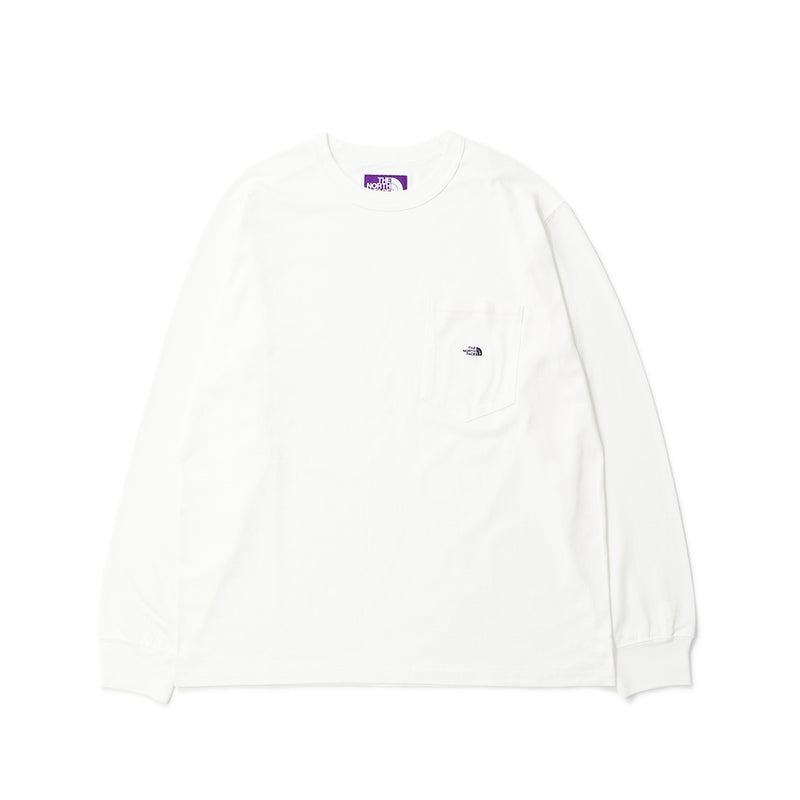 8OZ FIELD LONG SLEEVE POCKET TEE｜THE NORTH FACE PURPLE LABEL
