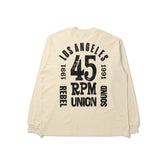 UNION ORIGINAL(ユニオンオリジナル)｜REBEL SOUND ELEVATED L/S TEE(レーベルサウンドエレベイテッドエルエスティー)｜【公式通販 UNIONT TOKYO】｜ユニオントーキョー