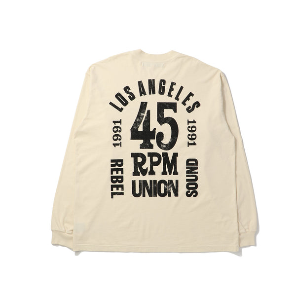 UNION ORIGINAL(ユニオンオリジナル)｜REBEL SOUND ELEVATED L/S TEE(レーベルサウンドエレベイテッドエルエスティー)｜【公式通販 UNIONT TOKYO】｜ユニオントーキョー