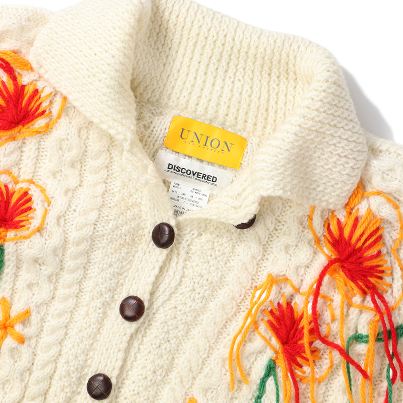 UNION HAND EMBROIDERY FISHERMAN KNIT｜DISCOVERED｜TOPS（トップス