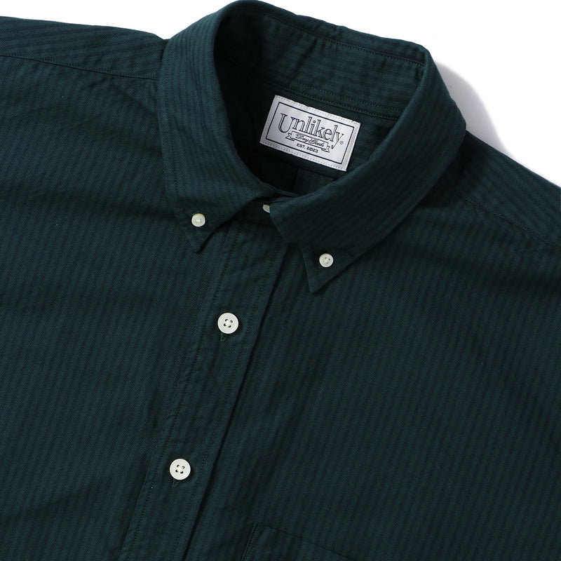 Unlikely（アンライクリー）/ TOPS（トップス）/ Unlikely Button Down Shirts Stripe商品 / Navy Stripe