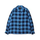 WACKO MARIA(ワコマリア)｜OMBRE CHECK OPEN COLLAR SHIRT L/S (TYPE-5) (オンブレチェックオープンカラーシャツL/Sタイプ5)｜【公式通販 UNION TOKYO】｜ユニオントーキョー