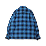 WACKO MARIA(ワコマリア)｜OMBRE CHECK OPEN COLLAR SHIRT L/S (TYPE-5) (オンブレチェックオープンカラーシャツL/Sタイプ5)｜【公式通販 UNION TOKYO】｜ユニオントーキョー