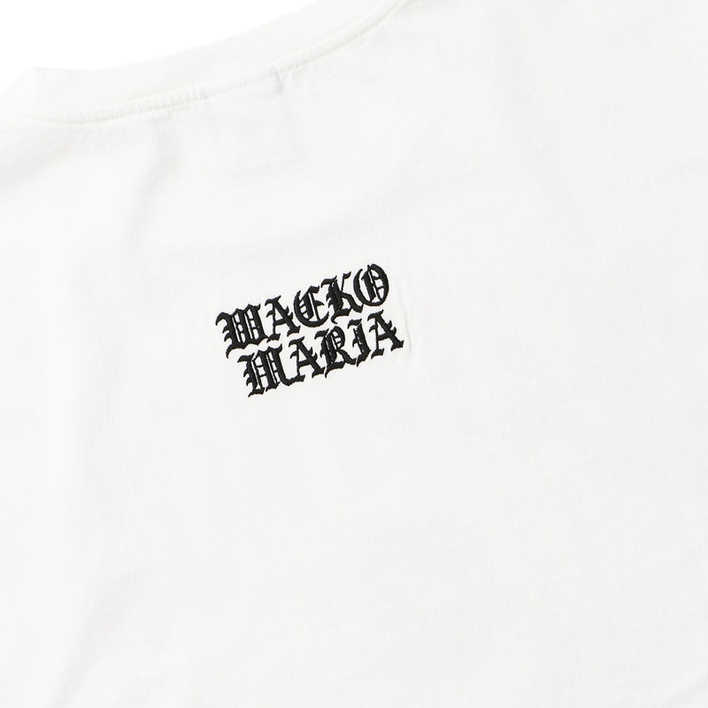WACKO MARIA（ワコマリア）/ TOPS（トップス）/ DEATH ROW RECORDS / WASHED HEAVY WEIGHT CREW NECK T-SHIRT商品 / WHITE