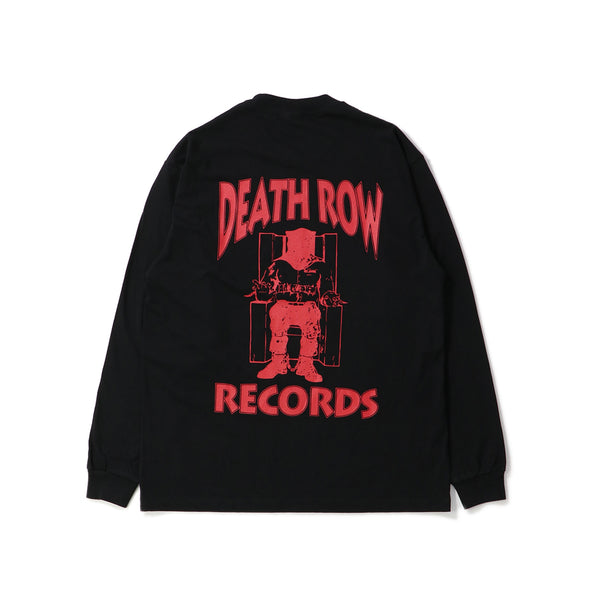 WACKO MARIA(ワコマリア)｜DEATH ROW RECORDS / WASHED HEAVY WEIGHT CREW NECK LONG SLEEVE T-SHIRT(デスロウレコーズ　ウオッシュドヘヴィーウェイトクルーネックロングスリーヴティーシャツ)｜【公式通販 UNION TOKYO】｜ユニオントーキョー