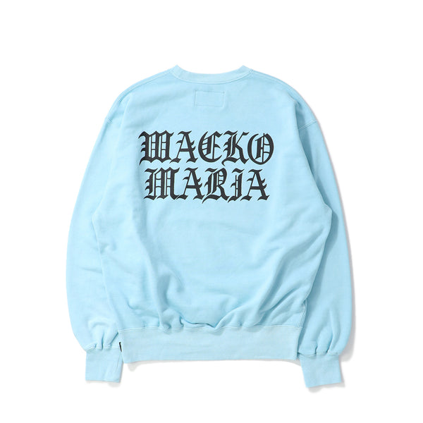 WACKO MARIA(ワコマリア)｜DEATH ROW RECORDS / WASHED MIDDLE WEIGHT CREW NECK SWEAT SHIRT(デスロウレコーズ　ウォッシュドミドルウェイトクルーネックスウェットシャツ)｜【公式通販 UNION TOKYO】｜ユニオントーキョー