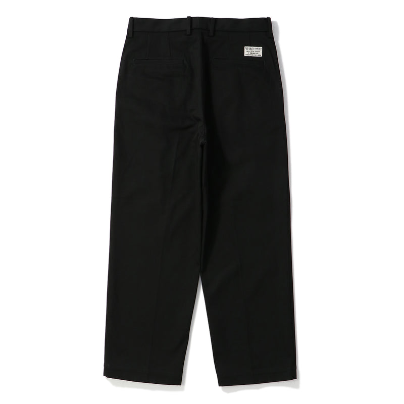 WACKO MARIA（ワコマリア）/ BOTTOMS（ボトムス）/ DOUBLE PLEATED CHINO TROUSERS ( TYPE-1 )商品 / BLACK